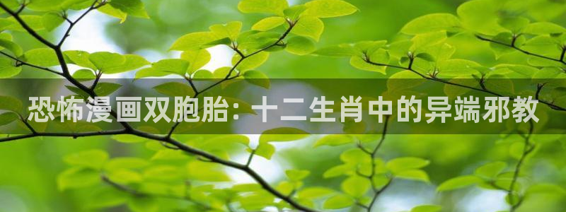 歪歪汗汗漫画：恐怖漫画双胞胎: 十二生肖中的异端邪教